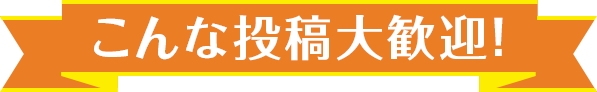 こんな投稿歓迎！